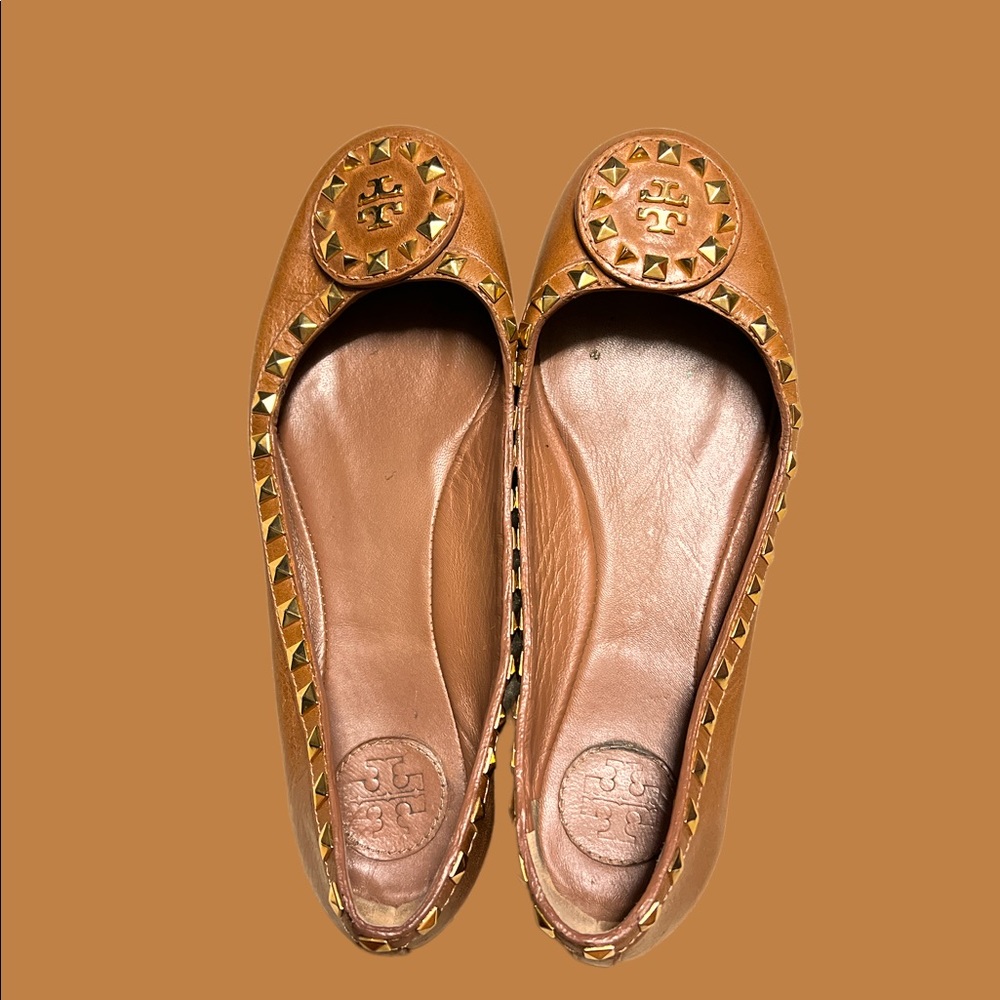 Tory Burch Studded Flats - Picture 2 of 3